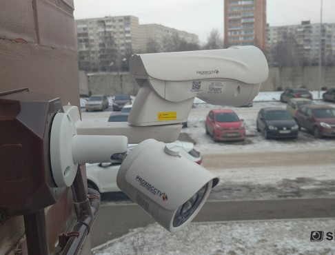Монтаж видеонаблюдения в многоквартирном доме ЖК «Эдельвейс»